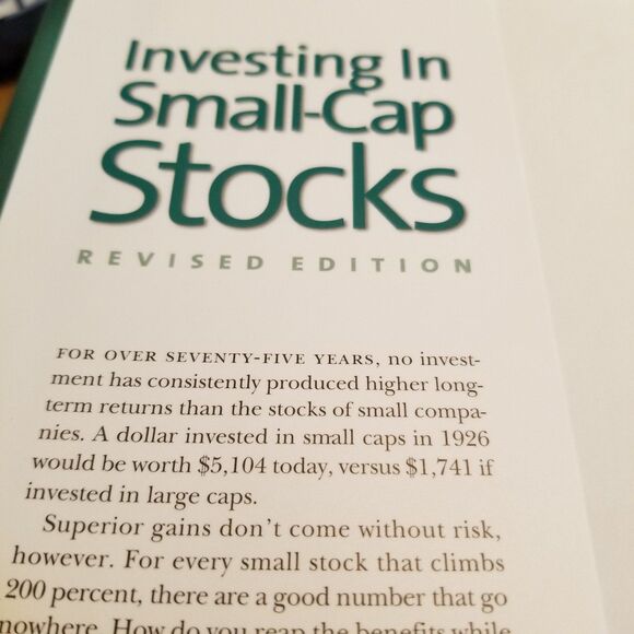 Investing in Small-cap Stocks hardcover book revised 2nd edition 1999 - Picture 6 of 9